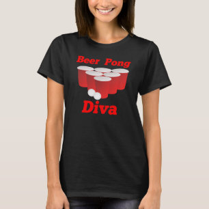 T-shirt de diva de puanteur de bière