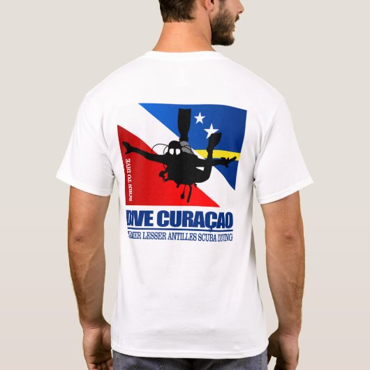 T-shirt de Dive Curacao DF2 (Dos)