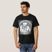 T-Shirt de docteur rétro (Devant entier)