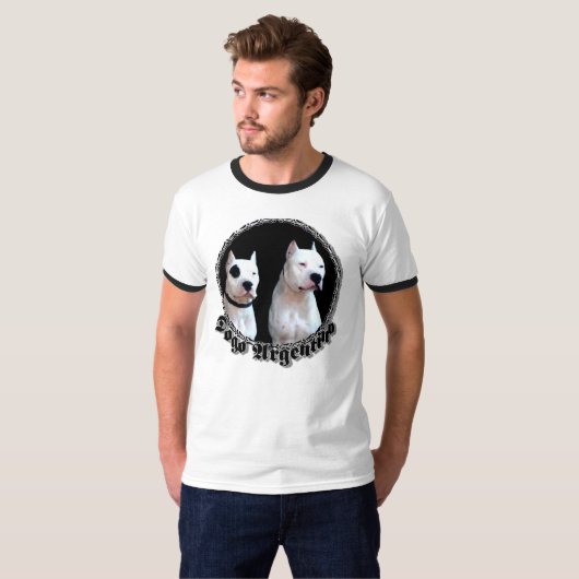T-shirt de Dogo Argentino (Devant entier)