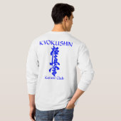 T-shirt de Dojo de Kyokushin Edmonton - longue (Dos entier)