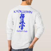 T-shirt de Dojo de Kyokushin Edmonton - longue (Dos)