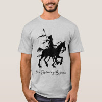 T-shirt de Don don Quichotte y Rocinante