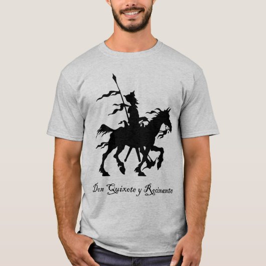 T-shirt de Don don Quichotte y Rocinante (Devant)