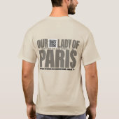 T-shirt de DONATION de Notre Dame (Dos)