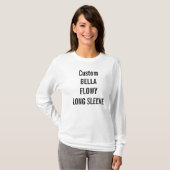 T-shirt de douille de Bella Flowy des femmes (Devant entier)