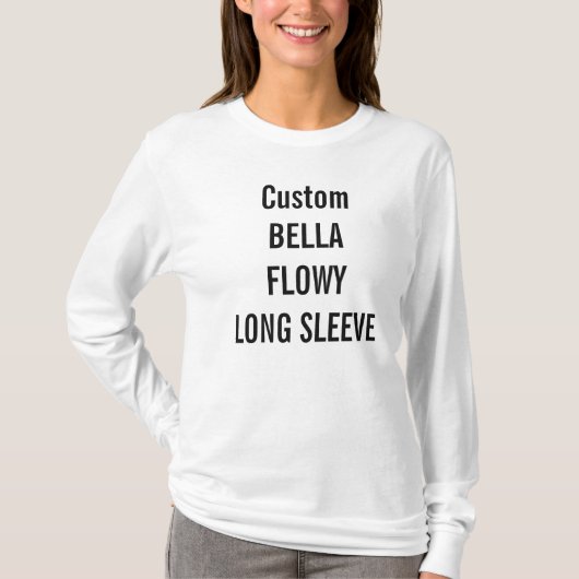 T-shirt de douille de Bella Flowy des femmes (Devant)