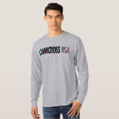 T-shirt de douille de Canicross Etats-Unis des (Devant entier)