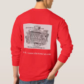 T-SHIRT DE DOUILLE DE CLUB DE SLANT-SIX LONG (Dos)