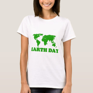 T-shirt de douille de femmes de carte d'herbe de
