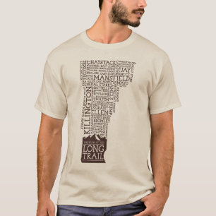 T-shirt de douille de longue traînée du Vermont