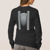 T-shirt de douille de paquet de jet de fille de (Dos)