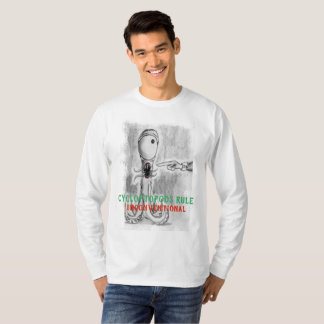 T-shirt de douille "de règle de Cycloptopods long"