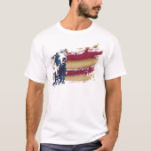 T-shirt de drapeau américain (Devant)