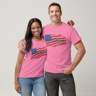 T-shirt de drapeau américain