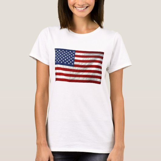 T-shirt de drapeau américain (Devant)