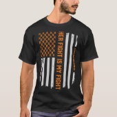 T-shirt de drapeau américain de ruban de (Devant)
