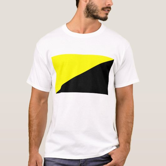 T-shirt de drapeau d'Anarcho-Capitaliste (Devant)