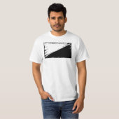 T-shirt de drapeau d'Anarcho-pacifisme (Devant entier)