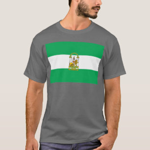 T-shirt de drapeau d'Andalousie