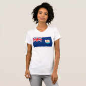 T-shirt de drapeau d'Anguilla (Devant entier)