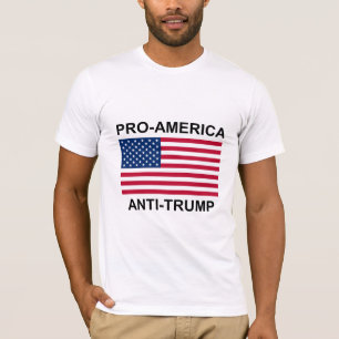 T-shirt de drapeau d'Anti-Atout de la Pro-Amérique