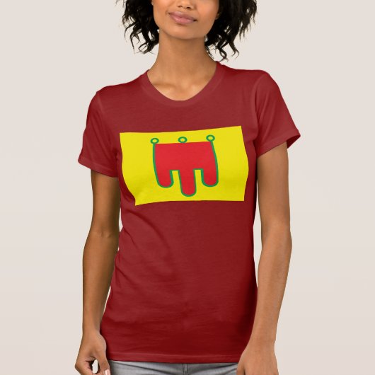 T-shirt de drapeau d'Auvergne (Devant)