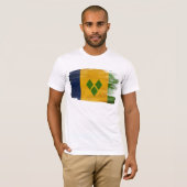 T-shirt de drapeau de (Devant entier)