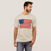 T-shirt de drapeau de Betsy Ross (Devant entier)