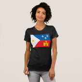 T-shirt de drapeau de Cajun (Devant entier)