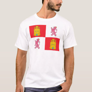 T-shirt de drapeau de Castille et de Léon