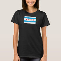 T-shirt de drapeau de Chicago