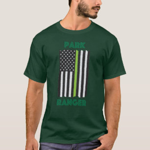 T-shirt de drapeau de garde forestier