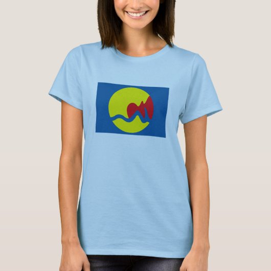 T-shirt de drapeau de Grand Rapids (Devant)