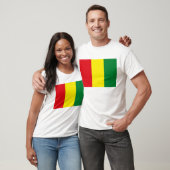 T-shirt de drapeau de Guinée (Unisexe)