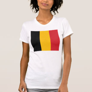 T-shirt de drapeau de la Belgique