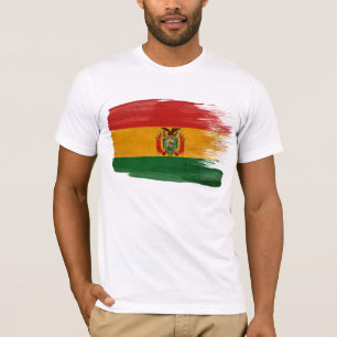 T-shirt de drapeau de la Bolivie