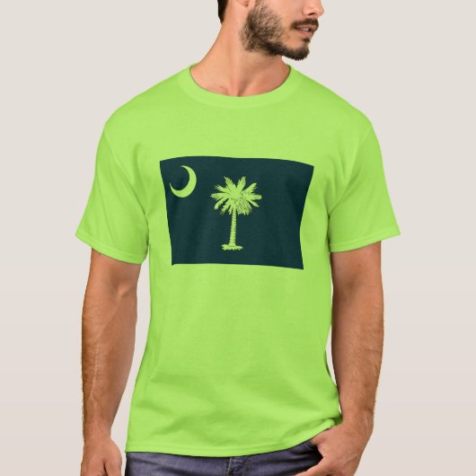 T-shirt de drapeau de la Caroline du Sud (Devant)