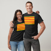 T-shirt de drapeau de la Catalogne (Unisexe)
