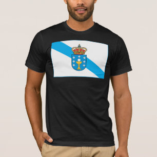 T-shirt de drapeau de la Galicie