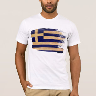 T-shirt de drapeau de la Grèce