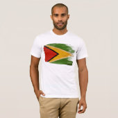 T-shirt de drapeau de la Guyane (Devant entier)