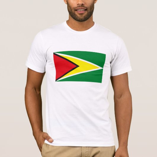 T-shirt de drapeau de la Guyane (Devant)