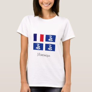 T-shirt de drapeau de la Martinique