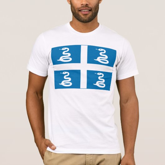T-shirt de drapeau de la Martinique (Devant)