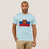 T-shirt de drapeau de la Russie (Devant entier)