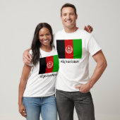 T-shirt de drapeau de l'Afghanistan (Unisexe)