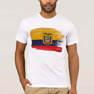 T-shirt de drapeau de l'Equateur