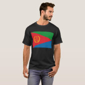 T-shirt de drapeau de l'Érythrée (Devant entier)