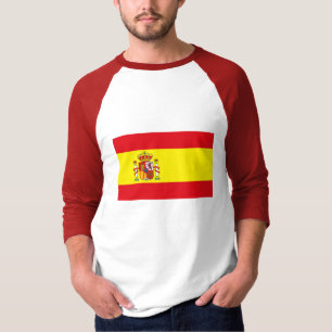 T-shirt de drapeau de l'Espagne